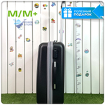 Средний чемодан King of King, Черный, M