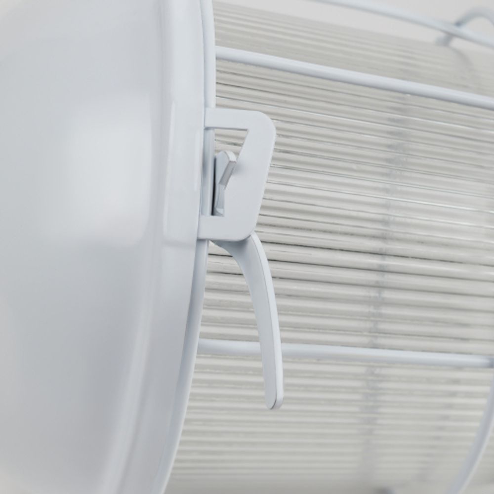 Светильник ЭРА НСП 02-100-003 с решеткой Желудь сталь стекло IP54 E27 max 100Вт 172х262х275 белый | Светильники НСП (Желуди)