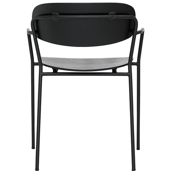 Стул с подлокотниками деревянный torfrid, черный