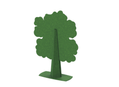 Перегородка фигурная "Дуб" 120х40х190