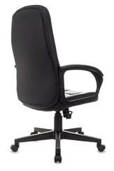 Кресло руководителя Бюрократ CH 002 черный эко.кожа крестов. пластик