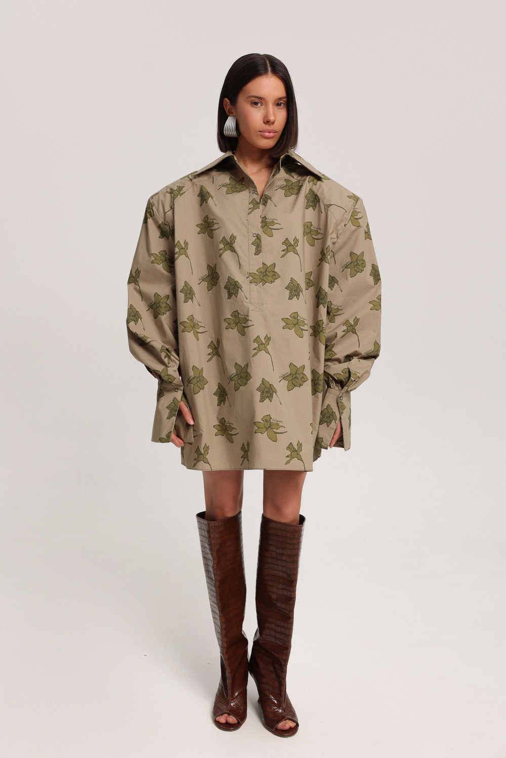 Рубашка в цветок