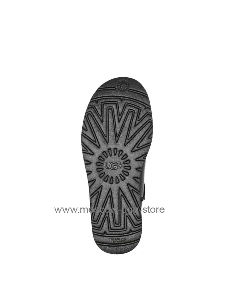 ULTRA MINI PLATFORM LEATHER-black