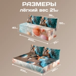 Бескаркасный диван кровать раскладной "Море"