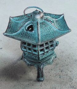 Iron Garden Декоративный фонарь Пагода под свечу для дачи