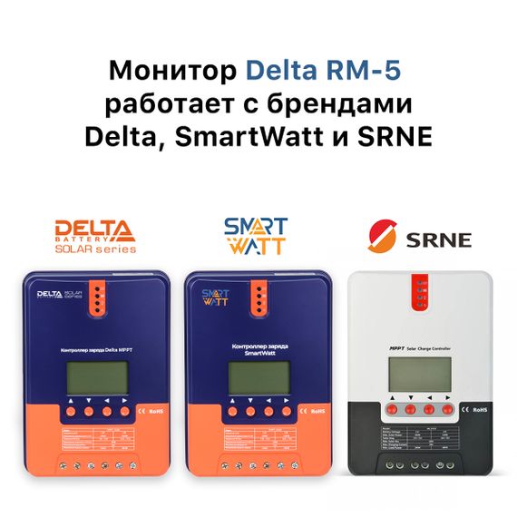 Монитор DELTA RM-5 для MPPT контроллеров, фото №777178422