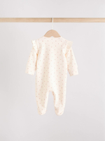 Комбинезон / Cлип для малышей Next AW2-294, 3 шт., Розовый, Молочный