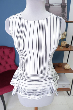 Блузка Lime в полоску 46 размер