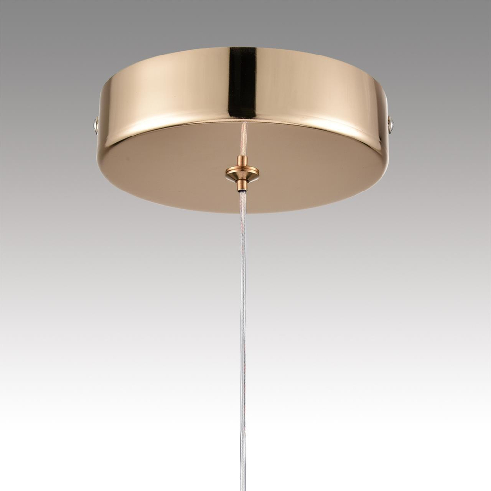 8083/1A LEDIO LN25 320 золото/прозрачный, металл/акрил Подвесной светильник LED 1*3W 220V RIMINI