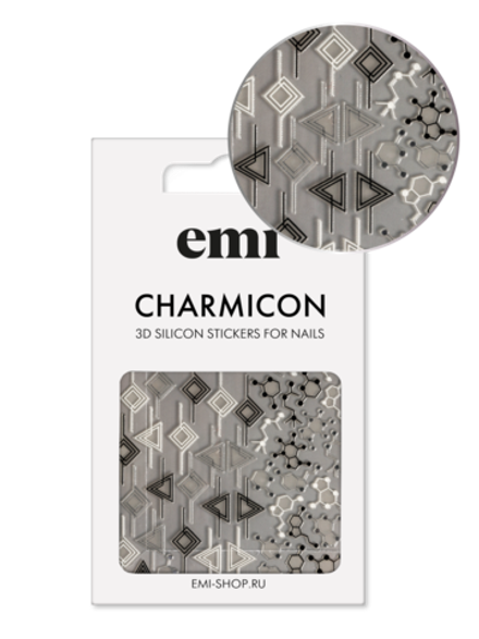 Charmicon 3D Silicone Stickers №198 Футуризм