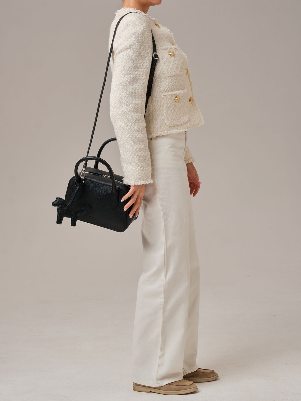 Кожаная сумка Polly summer DBR 31401 черный