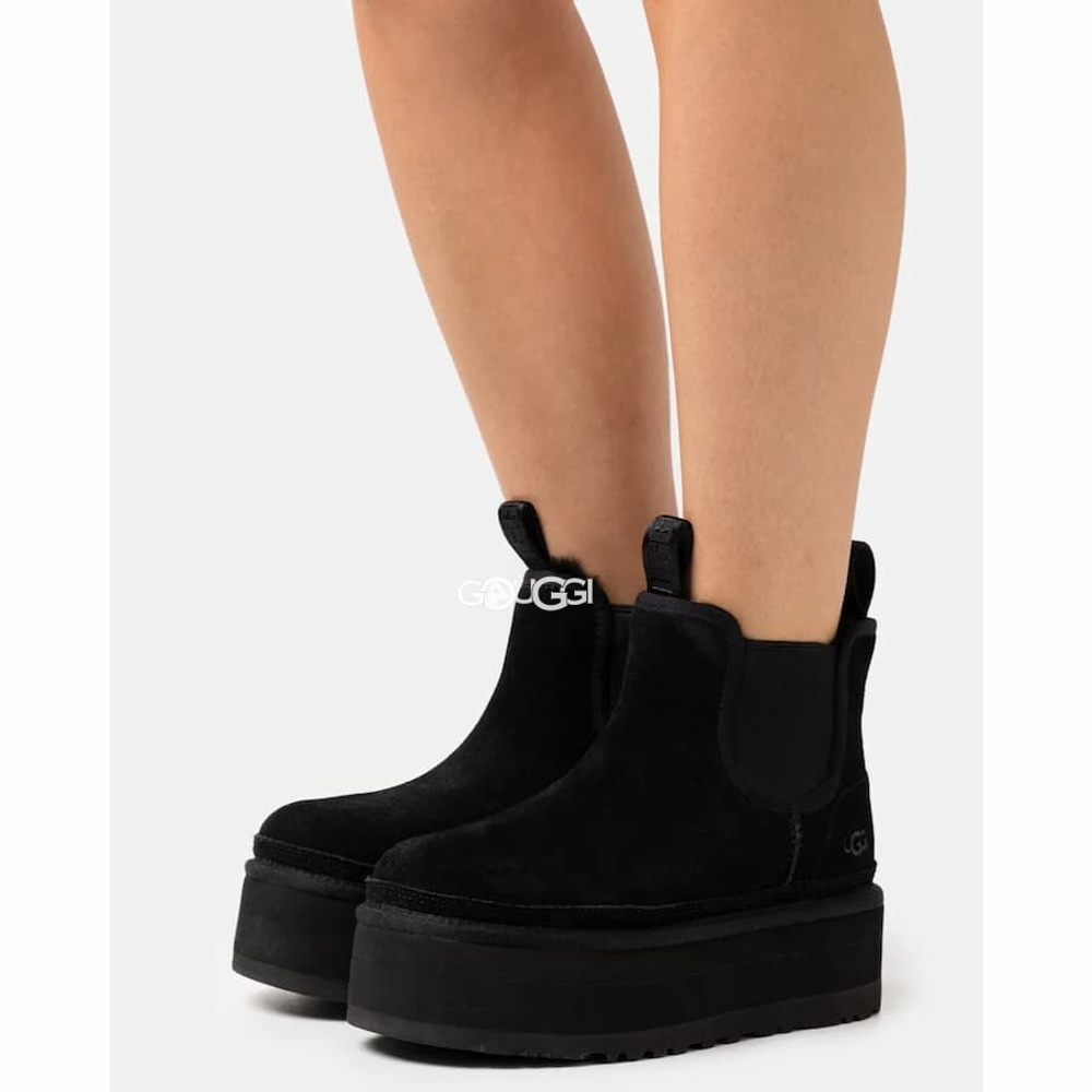 Ugg Neumel Platform Chelsea Boot Black