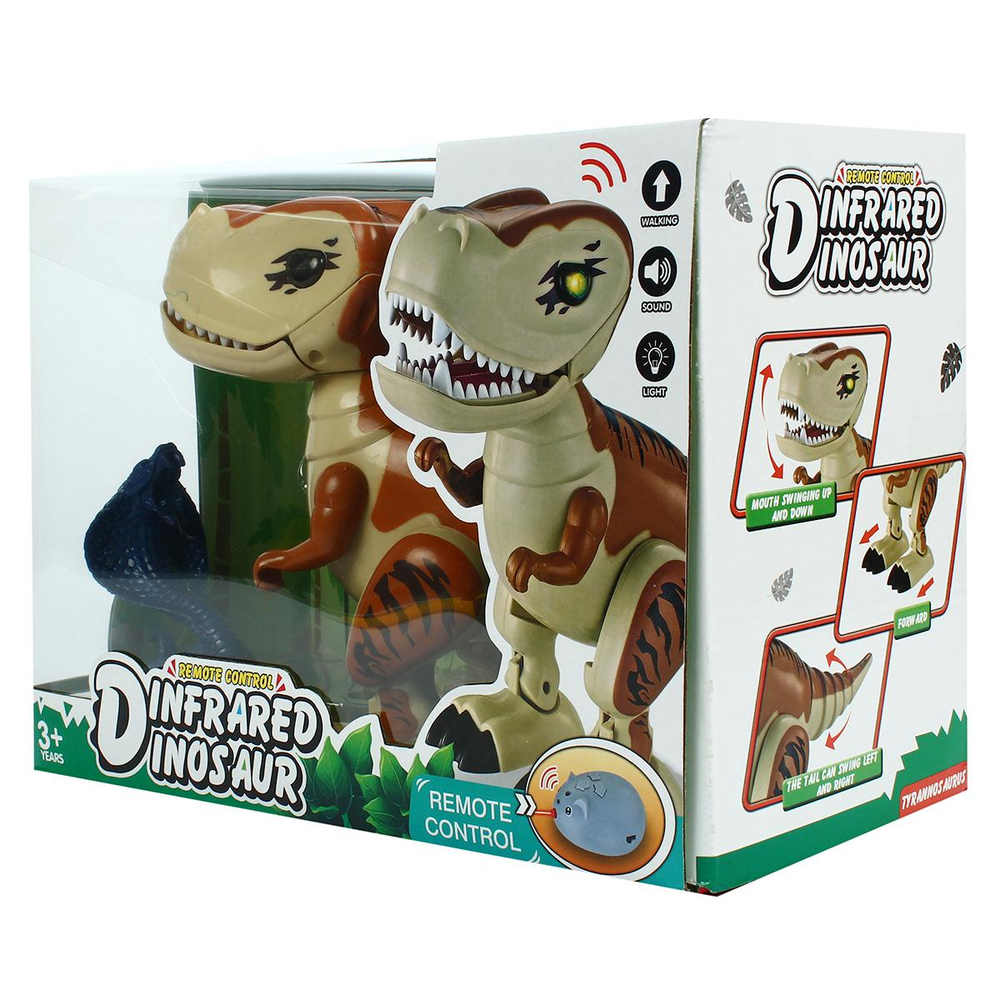 Игровой набор Junfa Динозавр против кобры на радиоуправлении свет звук