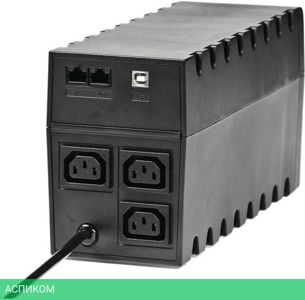 Источник бесперебойного питания Powercom Raptor 600VA (RPT-600AP)