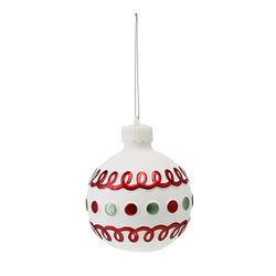 Набор ёлочных украшений с подсветкой Festive embroidey из коллекции New Year Essential, 4 шт.