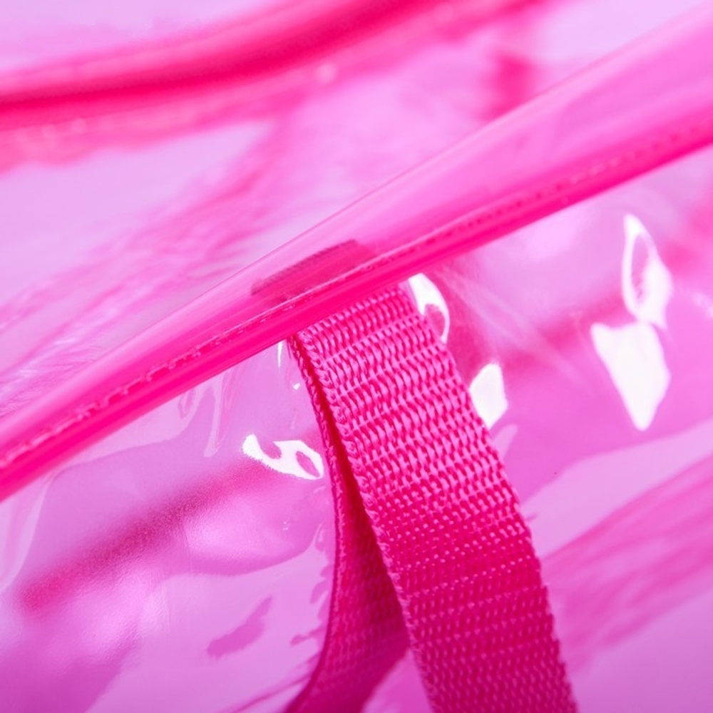 Сумка в роддом 30х50х25, цветной ПВХ, цвет розовый 4697522