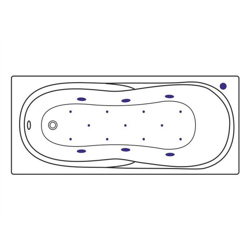 Акриловая ванна Excellent Sekwana Relax 170x75 WAEX.SEK17.RELAX