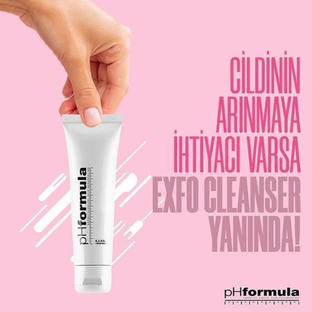PHformula E.X.F.O. Cleanse - Увлажняющий очищающий гель - эксфолиант для умывания 200 мл