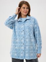 Рубашка Вселенная Виотекс ГОЛУБОЙ