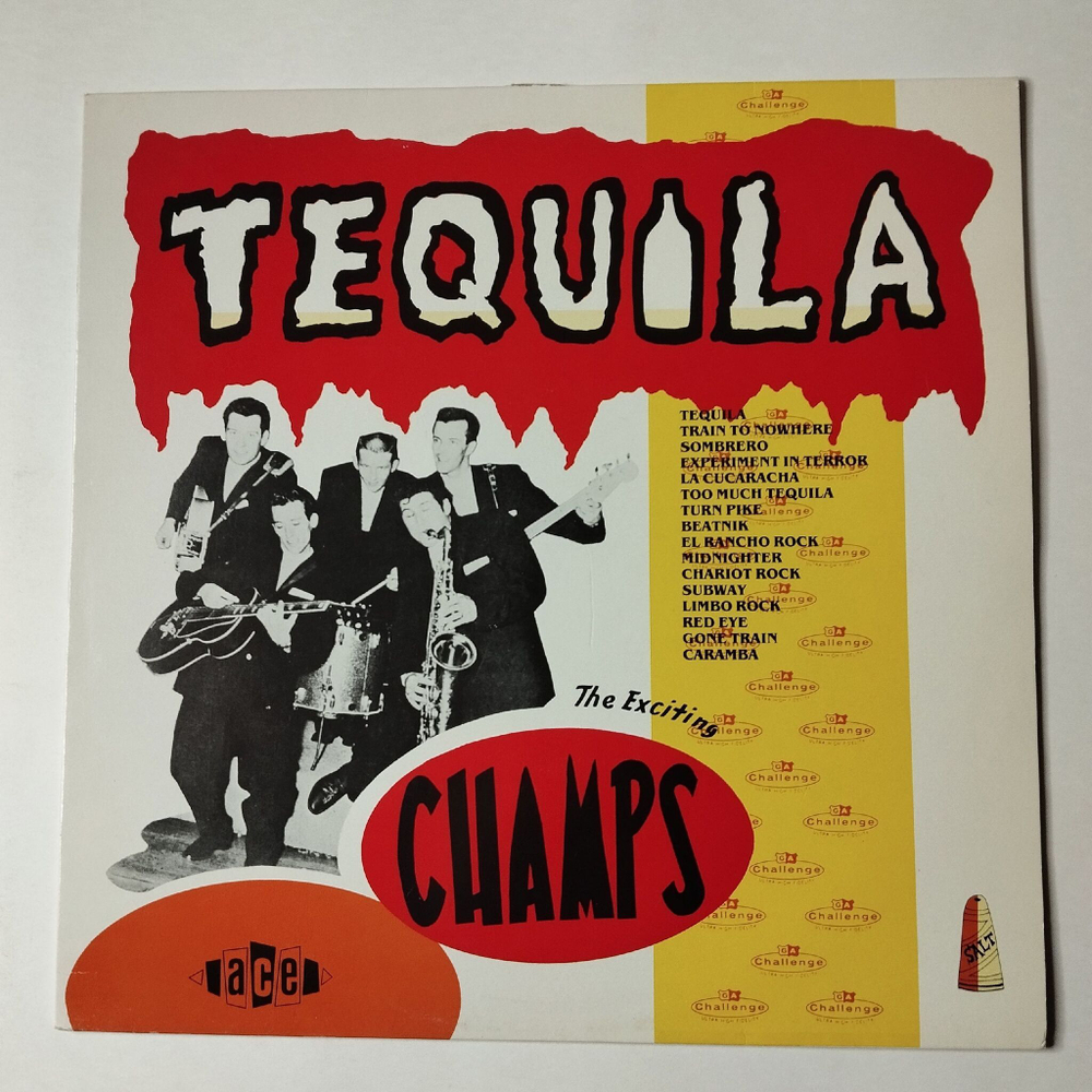 Винтажная виниловая пластинка LP The Champs Tequila (UK 1987)