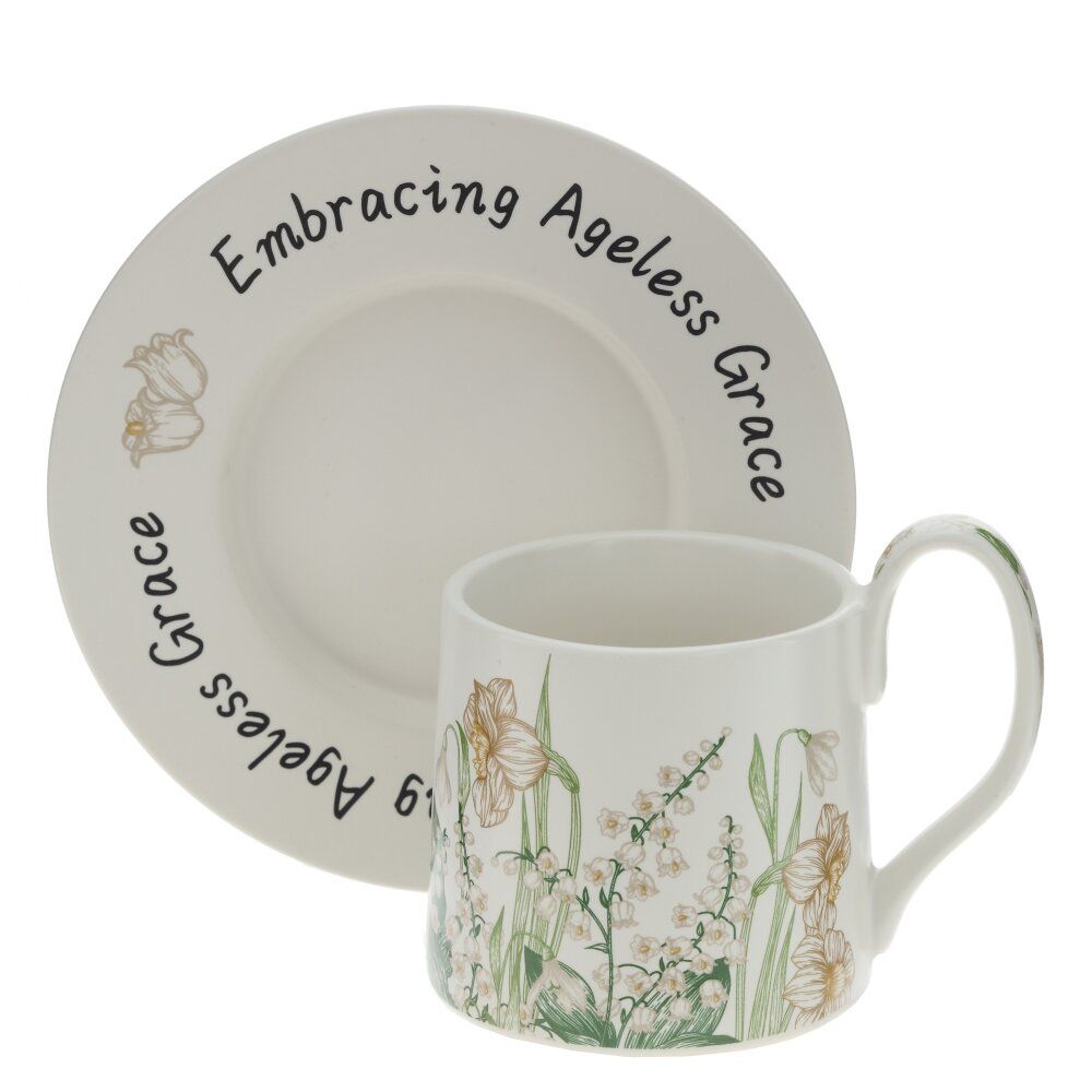 GAEM Чашка с блюдцем, 220 мл, L15,5 W15,5 H9,5 см