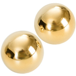 Золотые шарики на красном бархате BEN WA GOLD BALLS (Цвет: золотой)