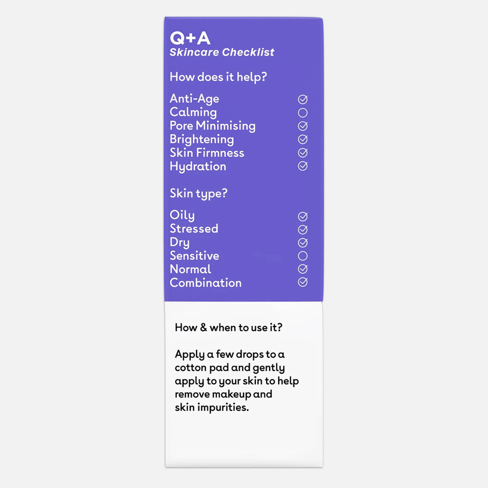 Q+A GLYCOLIC ACID Тоник для лица, 100 млКопировать товар