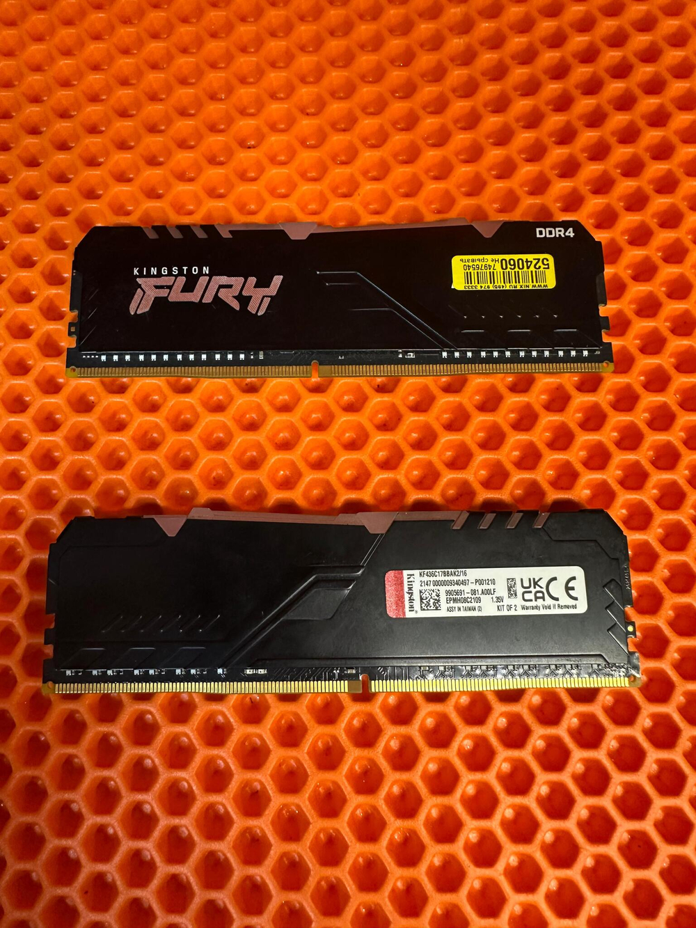Оперативная память Kingston FURY DDR4 KIT 2*8 ГБ