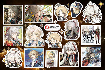 Стикерлист "Хонкай стар рейл- Яньцин и Цзинь Юань"