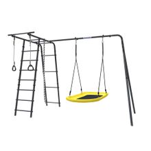 ROMANA Полянка Плюс 2 (антрацит) (с качелями лодка)