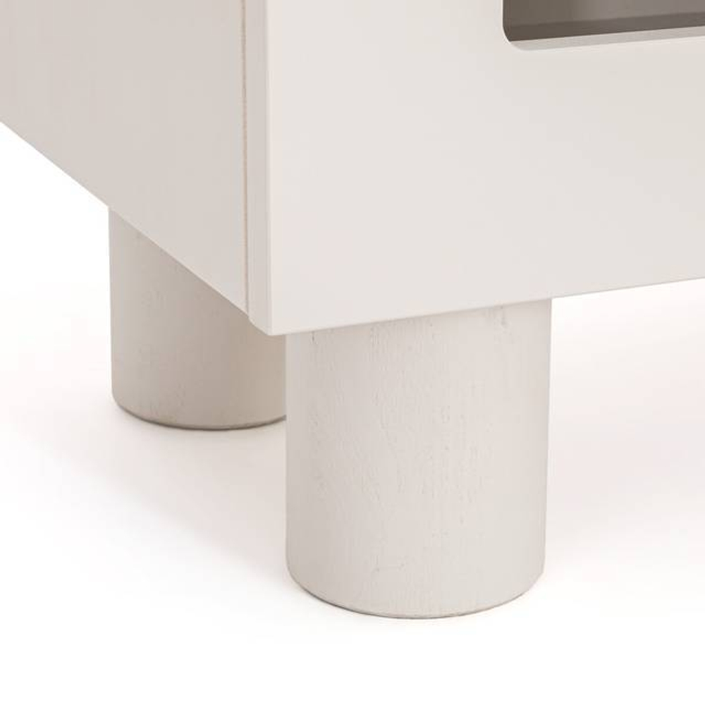 Книжный шкаф, 120х37х200, Арчи, стеллаж, для книг и игрушек, серый, Dipriz