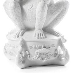 Канделябр Giant Burlesque 3 Monkeys White 14874 BIA