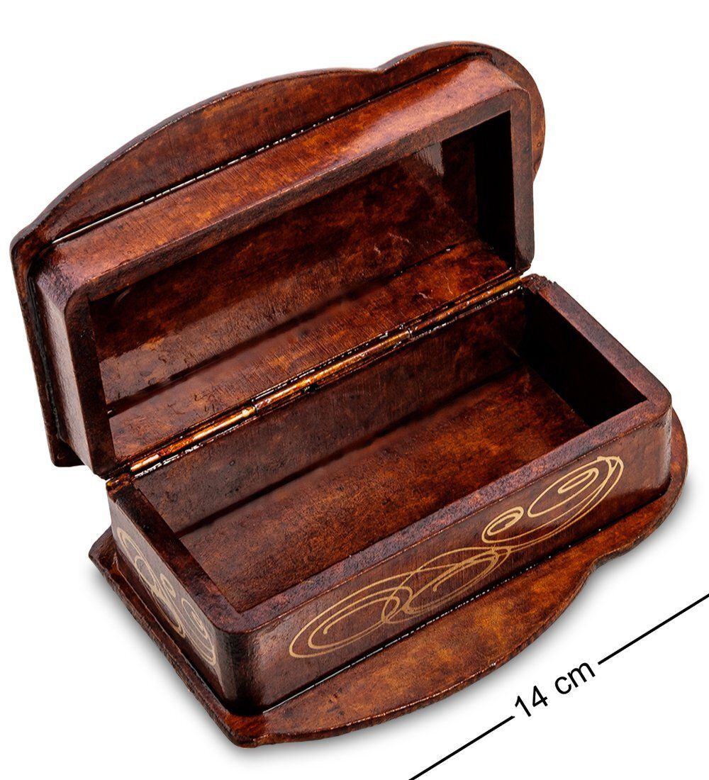 Народные промыслы ШК-11/59-A Шкатулка в технике декупаж «Матрешка» (14х10х5)