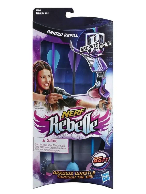 Стрелы для лука Nerf Rebelle Slingback A8860