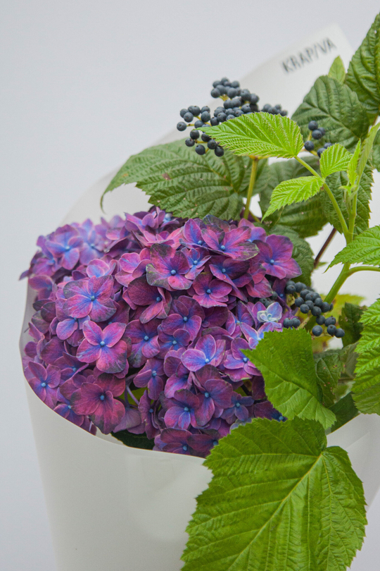 Первоклассный букет с гортензией