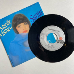 Винтажная виниловая пластинка LP Mireille Mathieu Santa Maria (Germany 1978) 7 дюймов, 45 RPM, Single