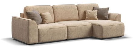 Угловой диван Кинг Велюр Роял шампань