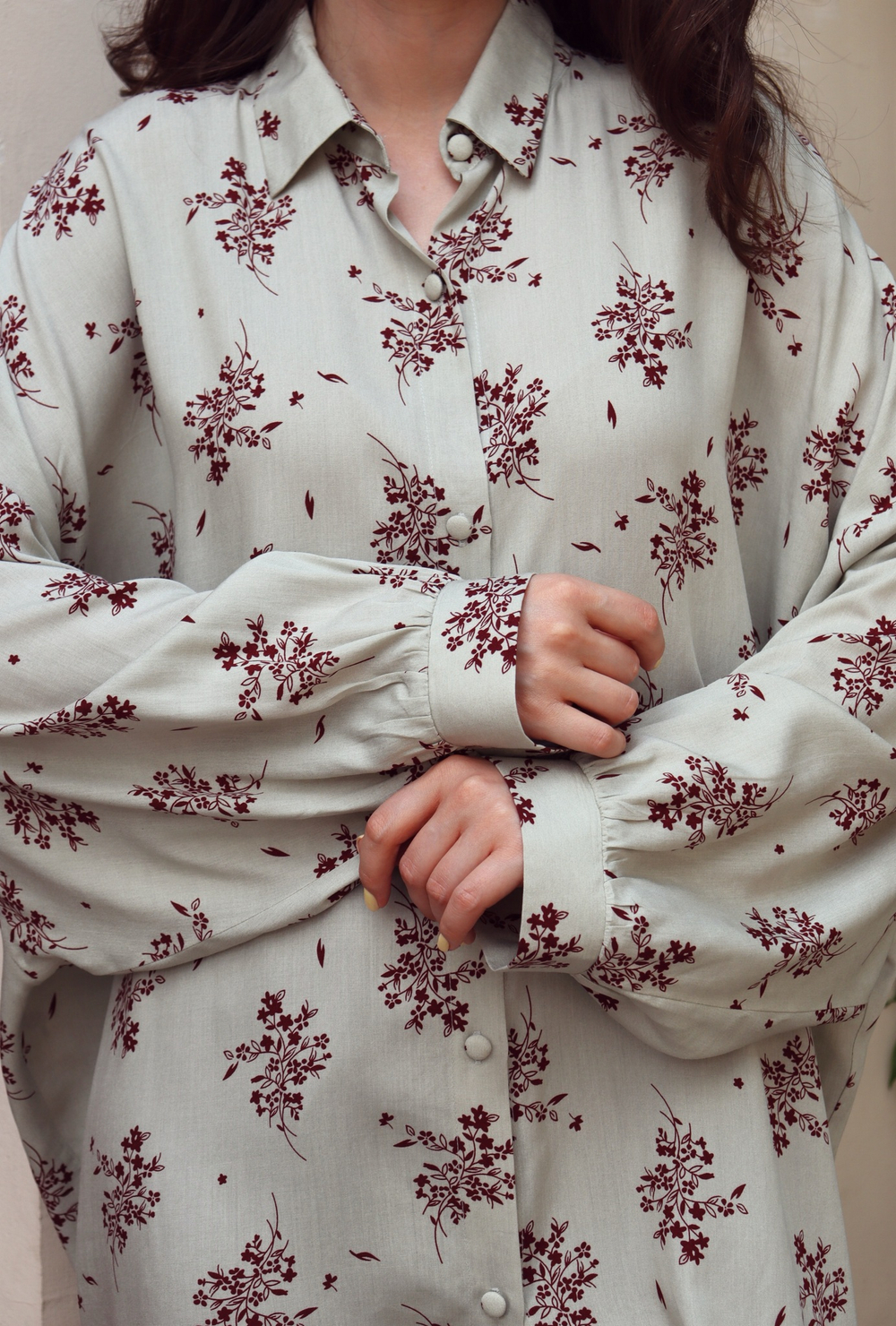 Рубашка удлиненная oversize