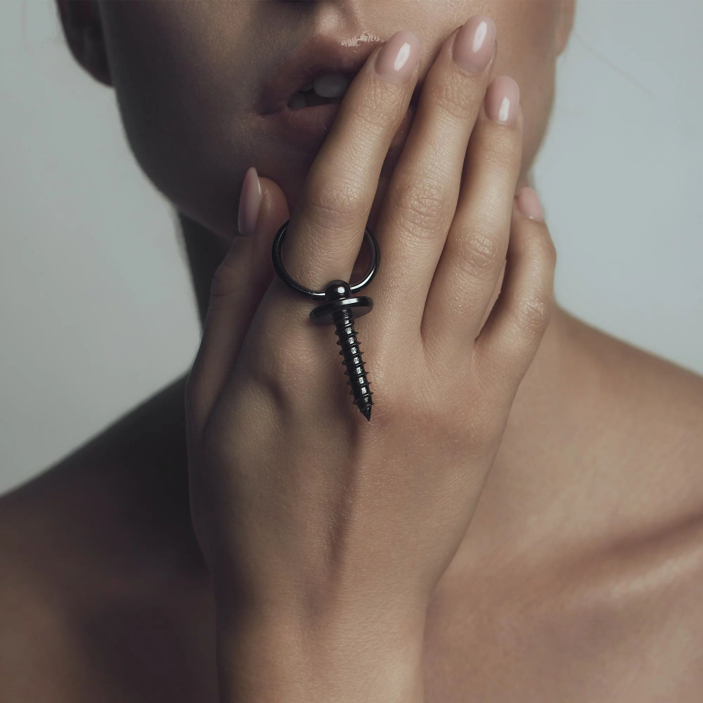 Набор из 3 колец Strap-On-Me Dildo Ring (Цвет: серый)