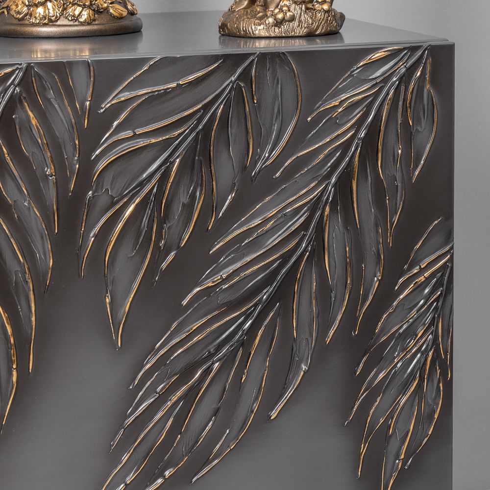 Тумба прикроватная Тропик Классика Серый Найт Голд правая