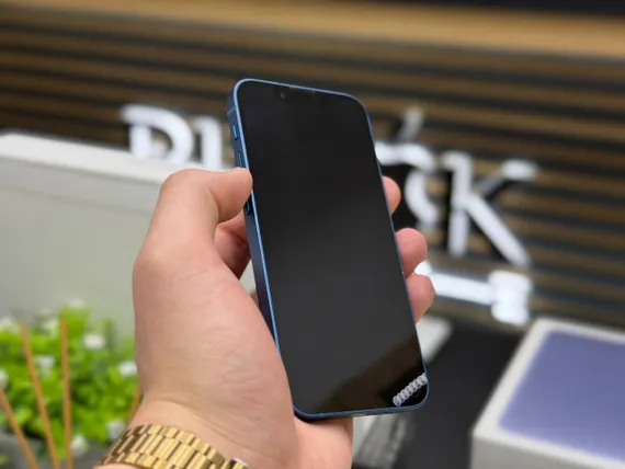 Б/У телефон Apple iPhone 13 mini Blue 128Gb 100%(DXX2C07GHG)