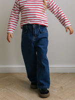 Джинсы широкие, Синий