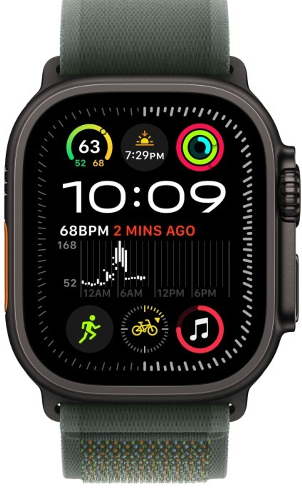 Часы Apple Watch Series Ultra 2 LTE S/M green gray