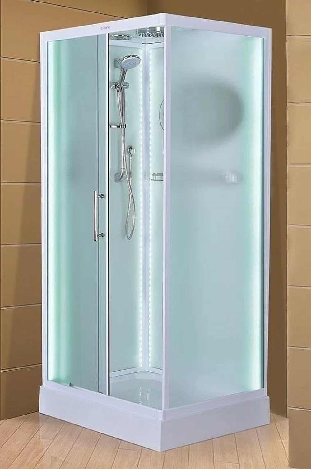 Душевая кабина Esbano Elegancia Led ES-L 108CKR 100х80