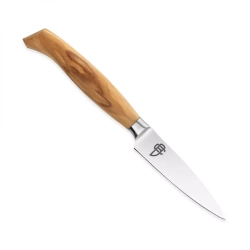 Нож для чистки и нарезки 9см Berger Cutlery Ergo Line Olive