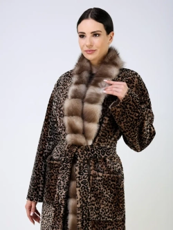 Шуба зимняя дубленка натуральная