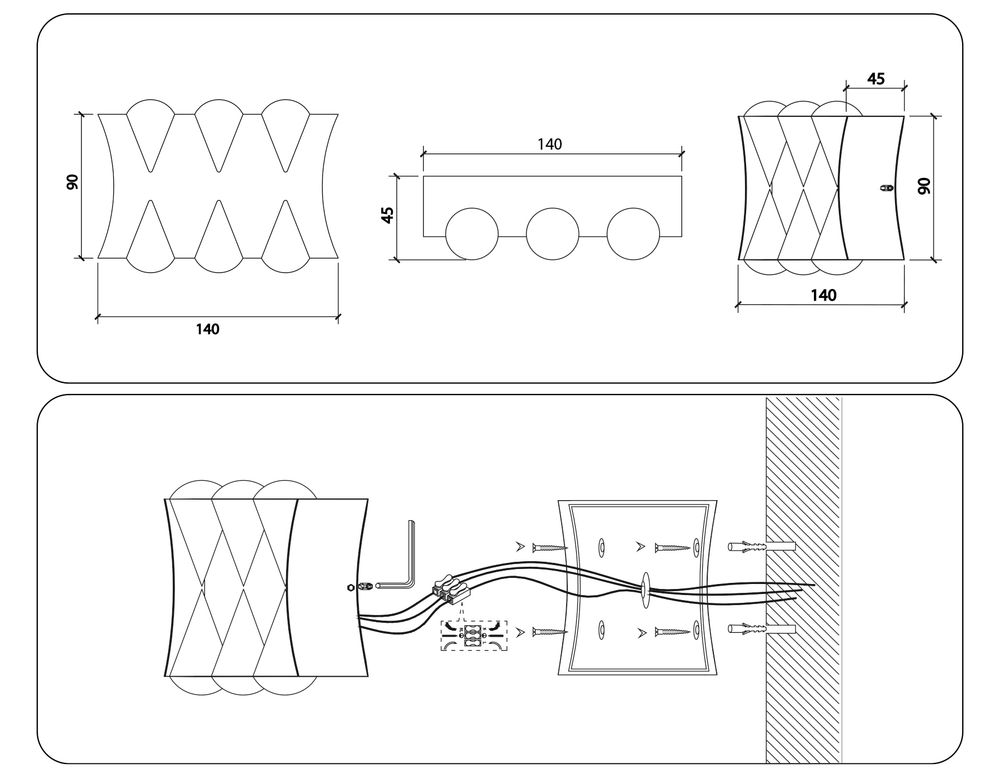 Ambrella Уличный настенный светодиодный светильник IP54 Garden ST4485