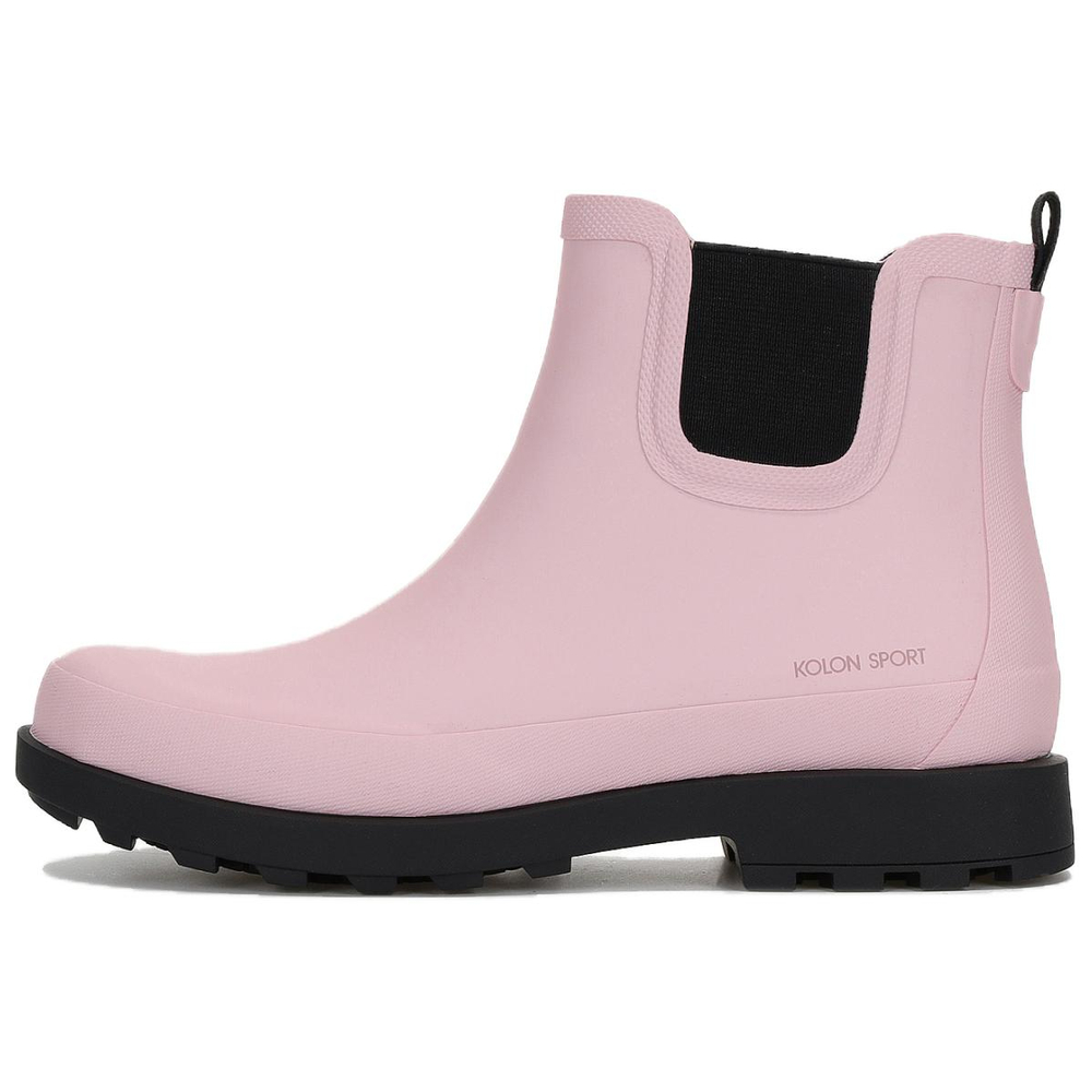 KOLON SPORT Waterproof And Wear resistant Comfortable And Breathable Rain Boots Women"s Pink