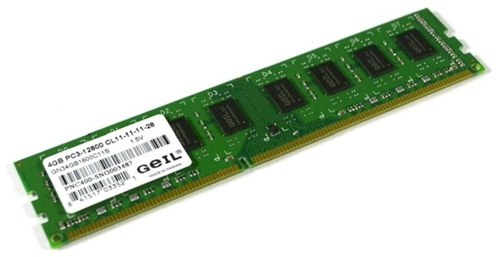 Оперативная память Geil GN34GB1600C11S OEM 4Gb Оперативная память Geil GN34GB1600C11S OEM 4Gb