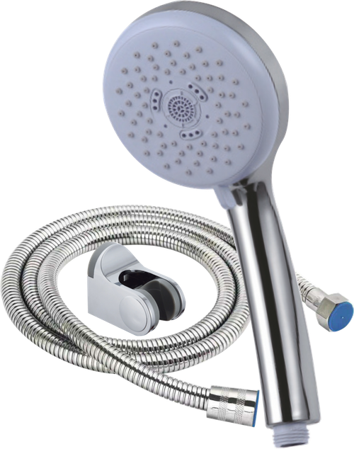 3710 Набор лейка+шланг+держ. (3-функций,10*23см) HANSEN (50/1шт)